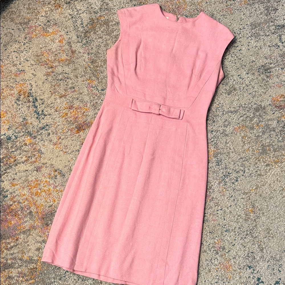 Vintage 1950s-60s Sweet Dress w/ Bow Accent Current 4.